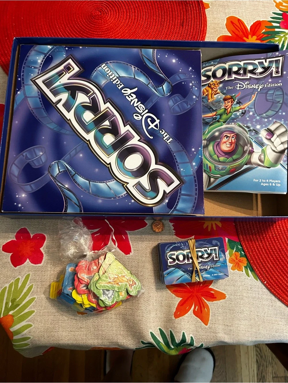 Sorry Board Game - Disney Edition